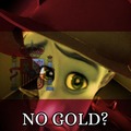 No gold