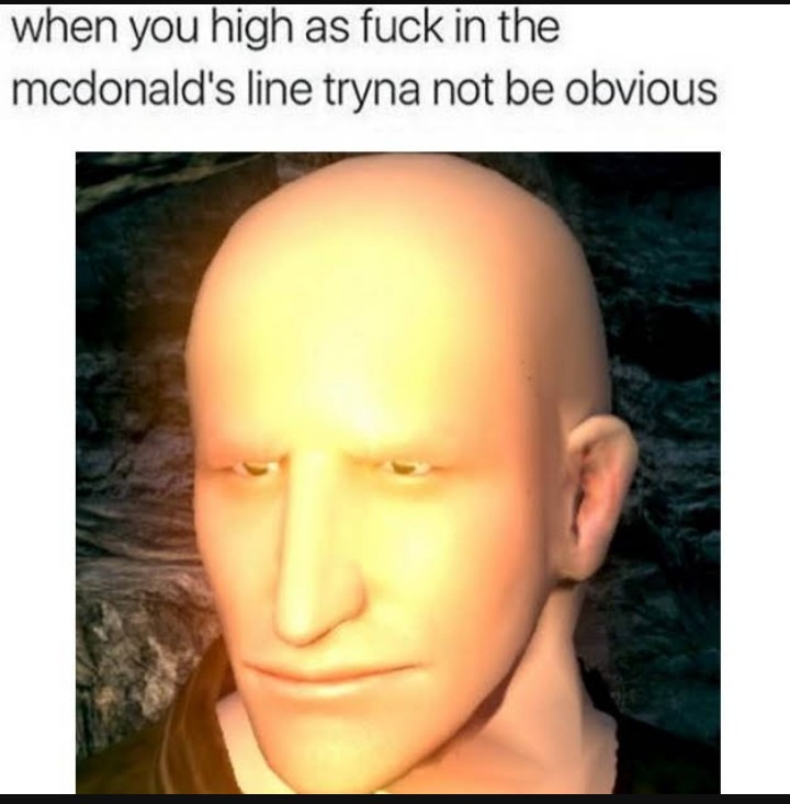 We was high as shit to. - meme