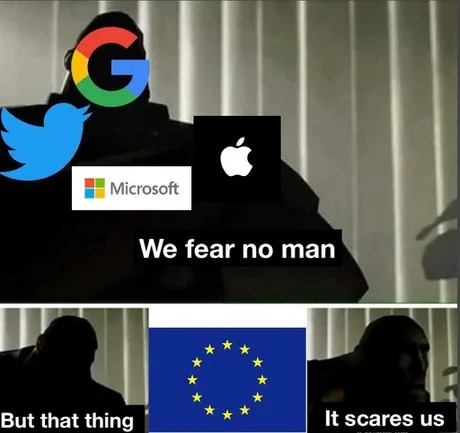 We fear no man - meme