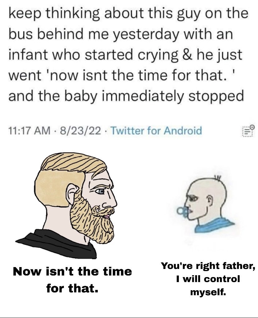 funny September meme about a baby