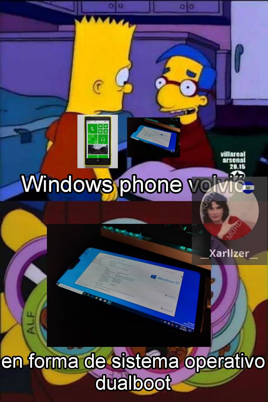 El contexto es Windows arm - meme