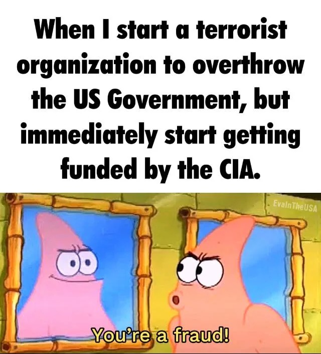 Funded by the CIA - meme