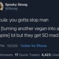 Vegan vampires