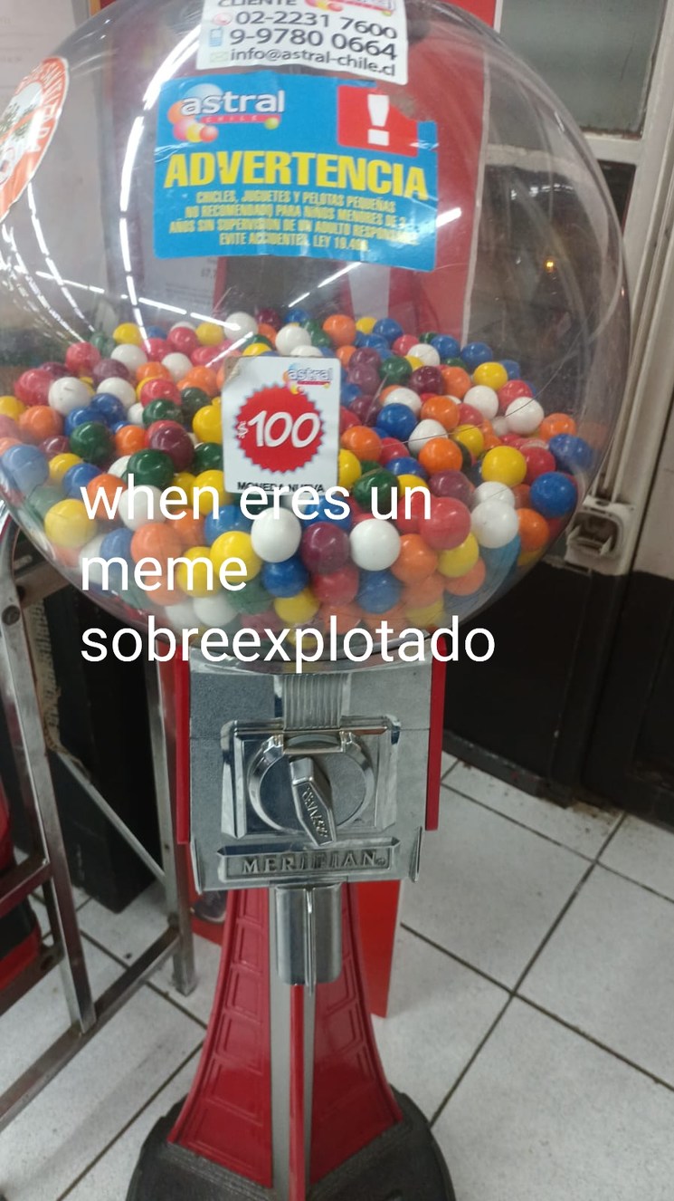 Ya está sobreexplotado - meme