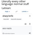 Latvian is a beautiful language