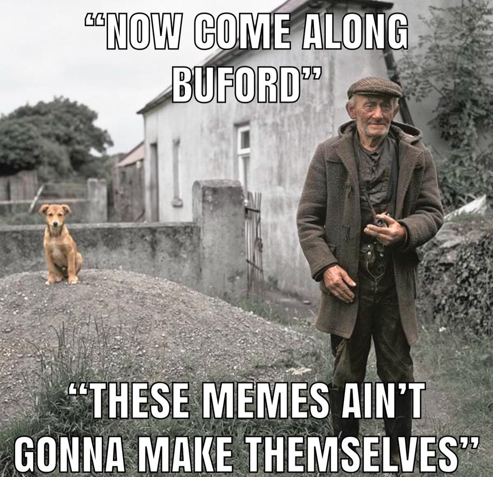 Come along Buford - meme