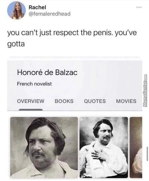 De Balzac - meme