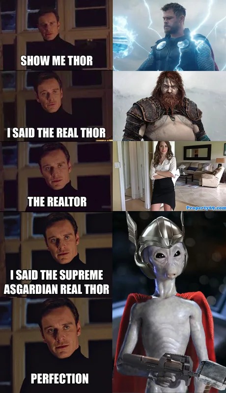 supreme asgardian real thor - meme