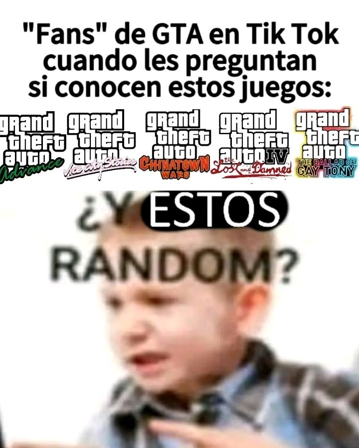 No saben nada de gta - meme