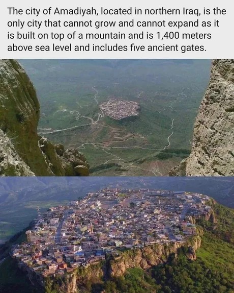 The interesting city of Amadiyah in Iraq - meme