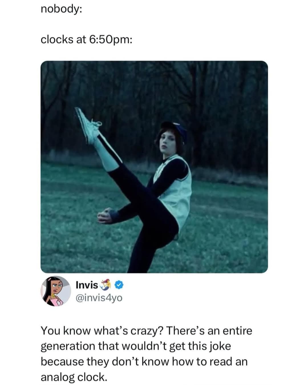 Clock - meme