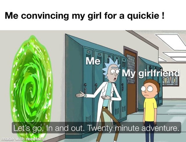 Quickie logic: 20-minute side quest with romance DLC - meme