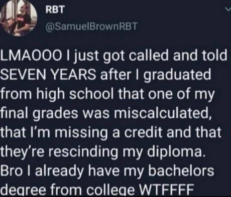 story about a high school diploma