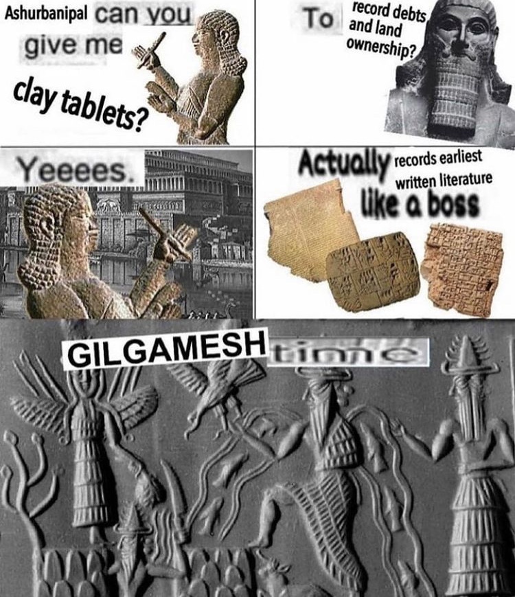 Gilgamesh time - meme
