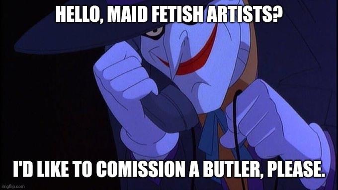We need more butler representation, not enough attention for them - meme