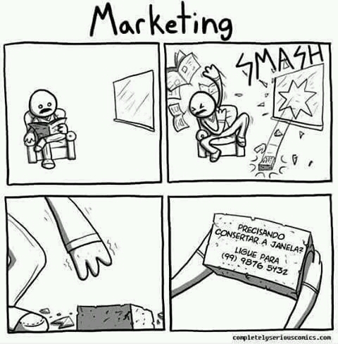 Marketing é tudo! - meme