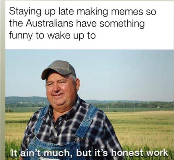 To all my Aussie nignogs - meme