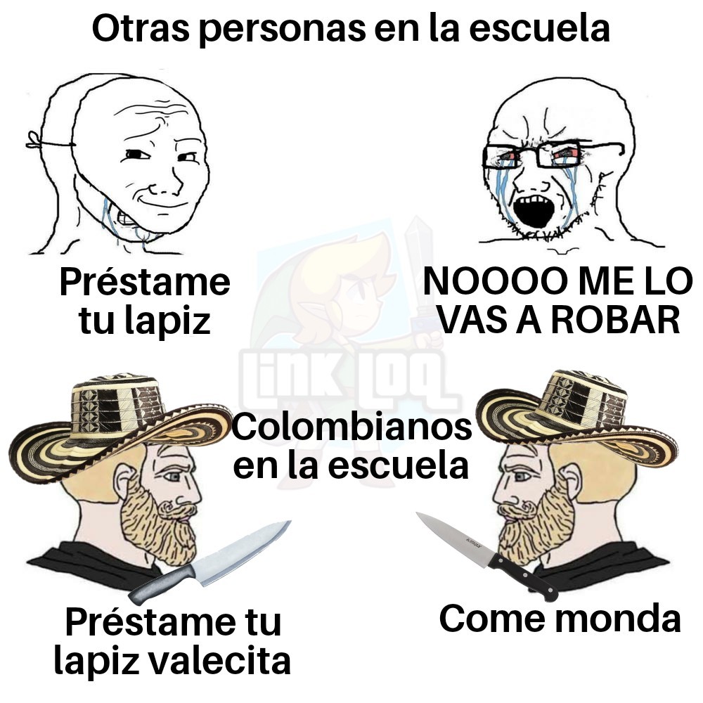 Los colombianos somos la monda - meme