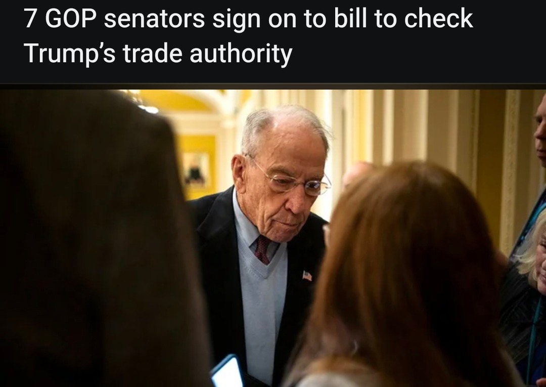 Plot twist: GOP senators turn on Trump’s trade powers - meme