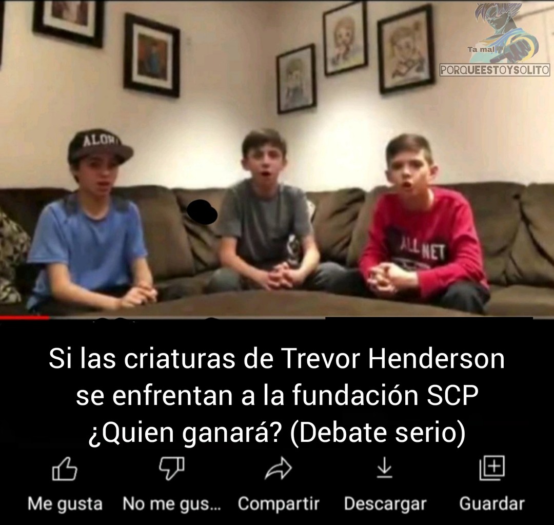 SCP vs Trevor Henderson - meme