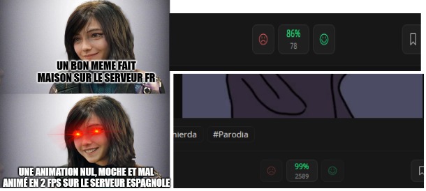 et si tout le monde upvotait ? aller upvote  stp , pour le serveur fr. tu as upvote ? Bravo !! tu a gagné des nudes : ( ° ) ( ° )            ( Y ) - meme