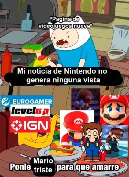 Cuando tu noticia de Nintendo no le importa a nadie - meme
