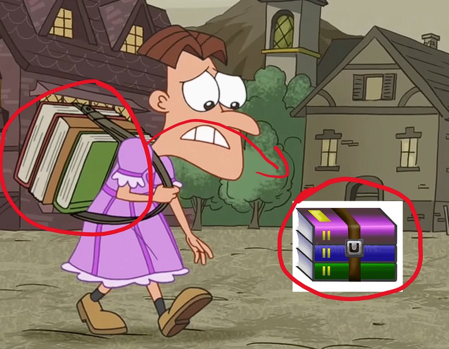 El título se fue a comprar la licencia de WinRAR - meme