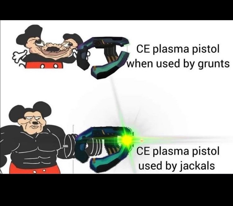 haha plasma pistol go brrrrr - meme