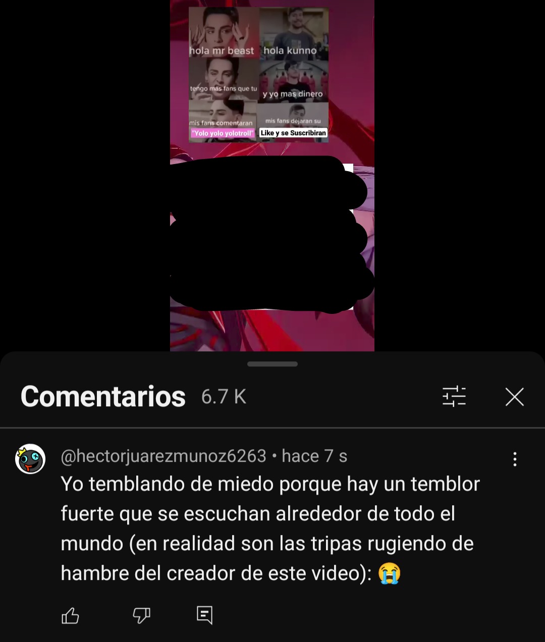 Héctor basado (lastima que tiene errores de ORTOgrafía y usa cagadamojis) - meme