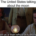 The moon is made of cheese