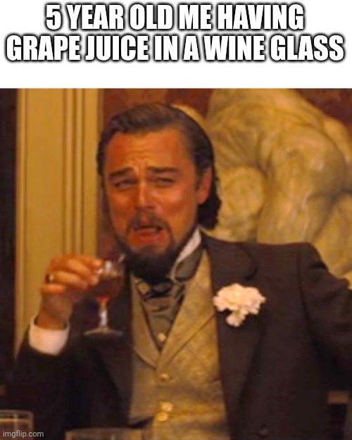 laughing with my grape juice - meme
