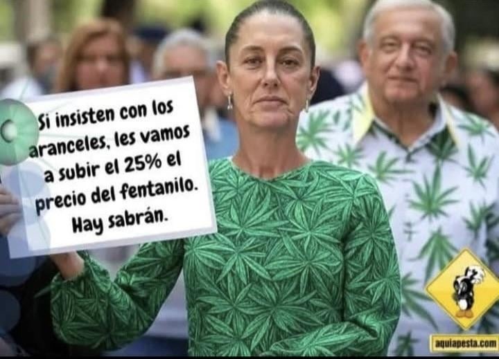 Respuesta de México a los aracenels de EEUU - meme