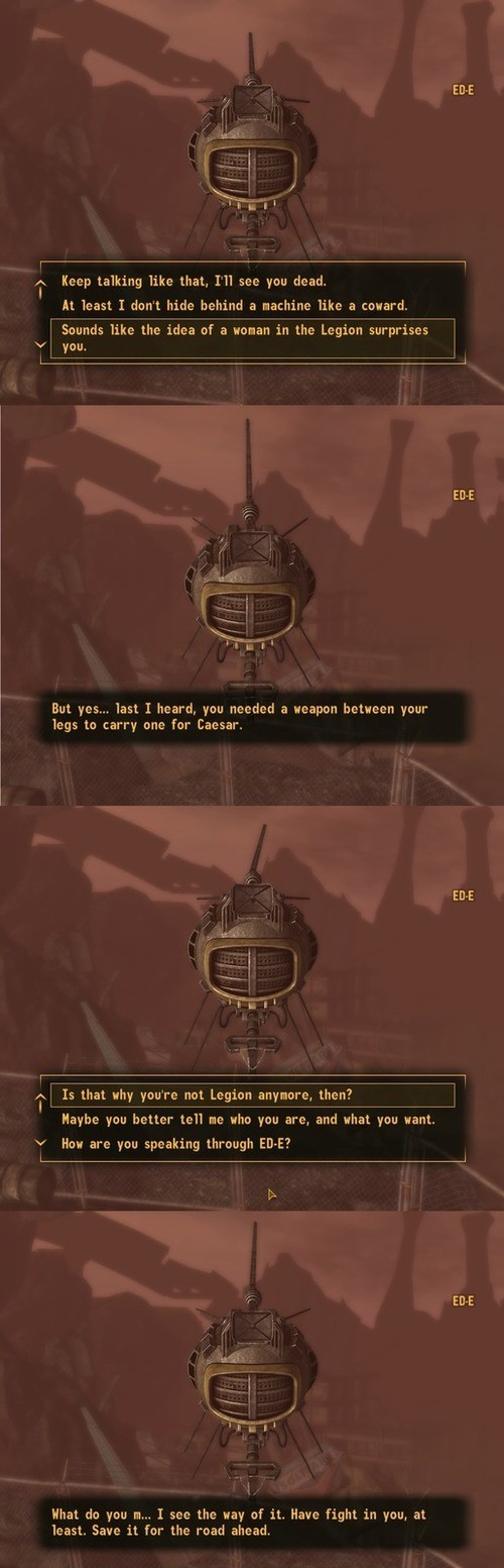 Roasted (Game is Fallout: New Vegas DLC lonesome road) - meme
