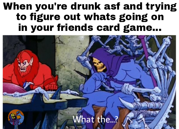 Drunk poker... Kek - meme