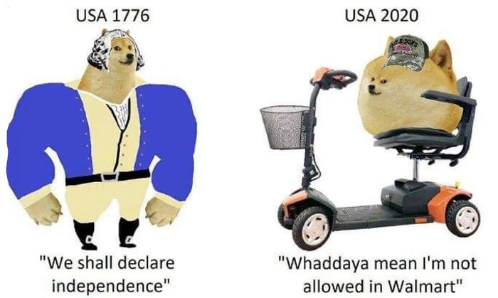 the usa now vs over 200 years ago - meme