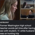 Washington high school teacher avoids jail time after having sex with student, 17