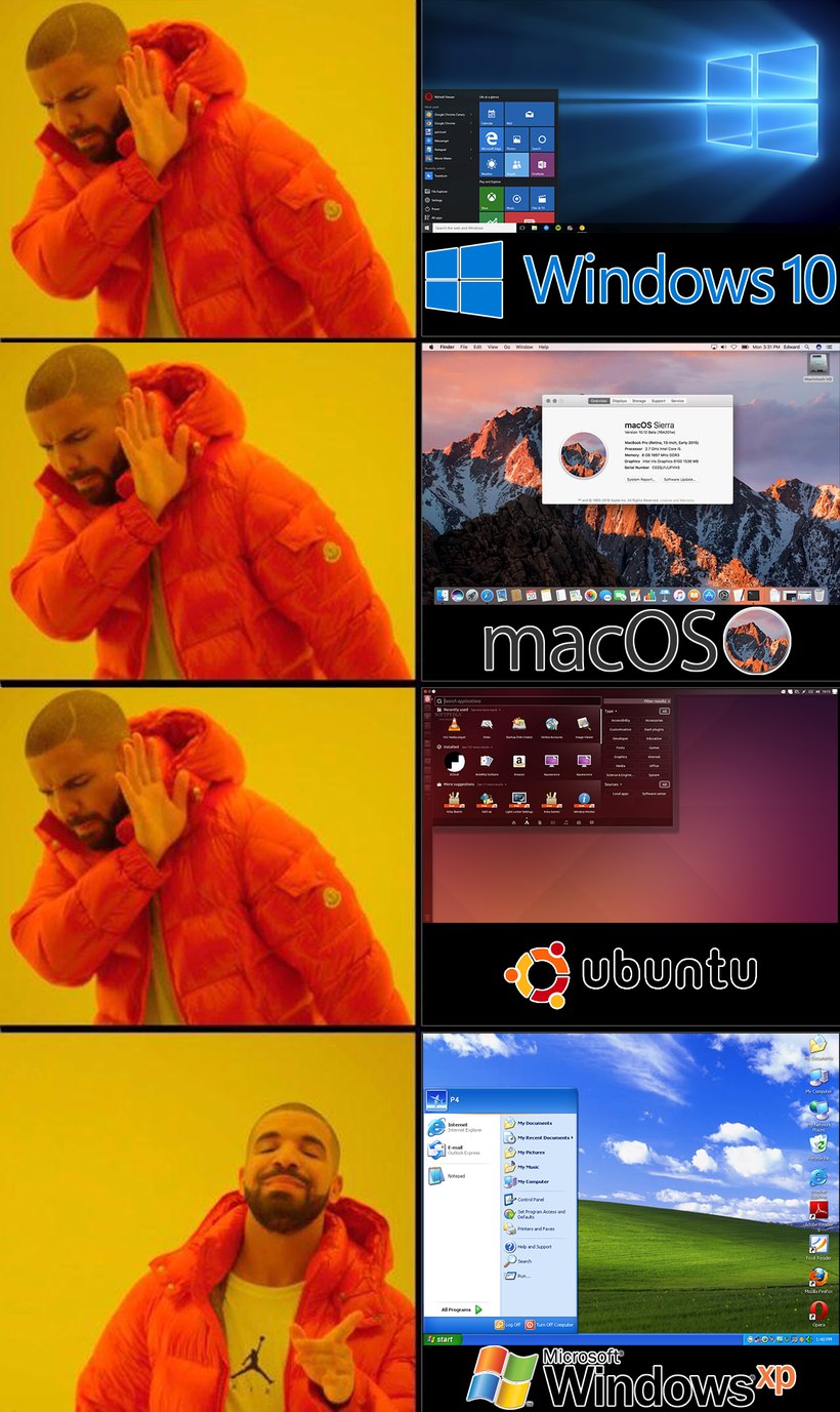 Windows XP? More like Windows XD. - meme
