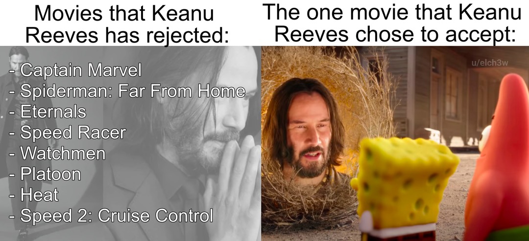 Keanu Reeves gigachad - meme