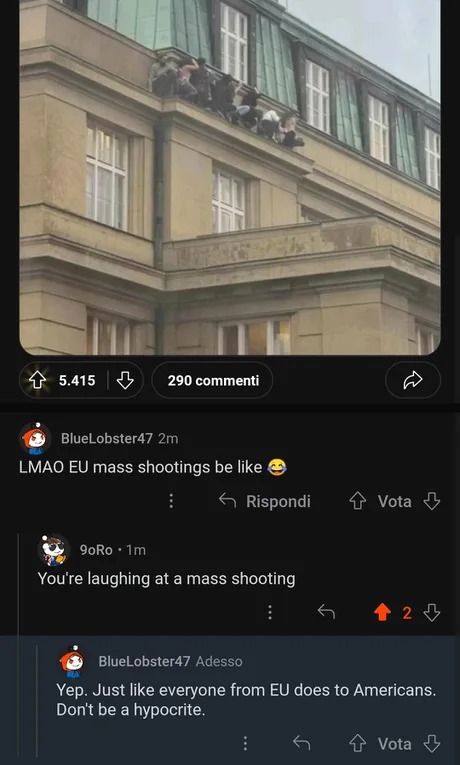 Prague university shooting meme