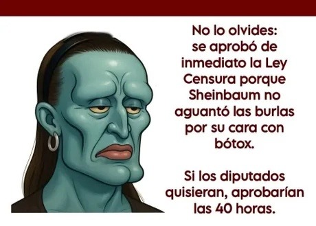 se aprueba la censura más rápido que las 40 horas laborales - meme