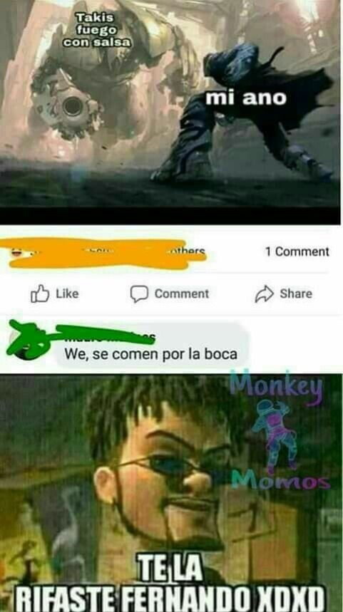 se comen por la voca :v - meme