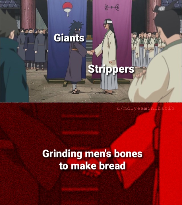 strippers and giants - meme
