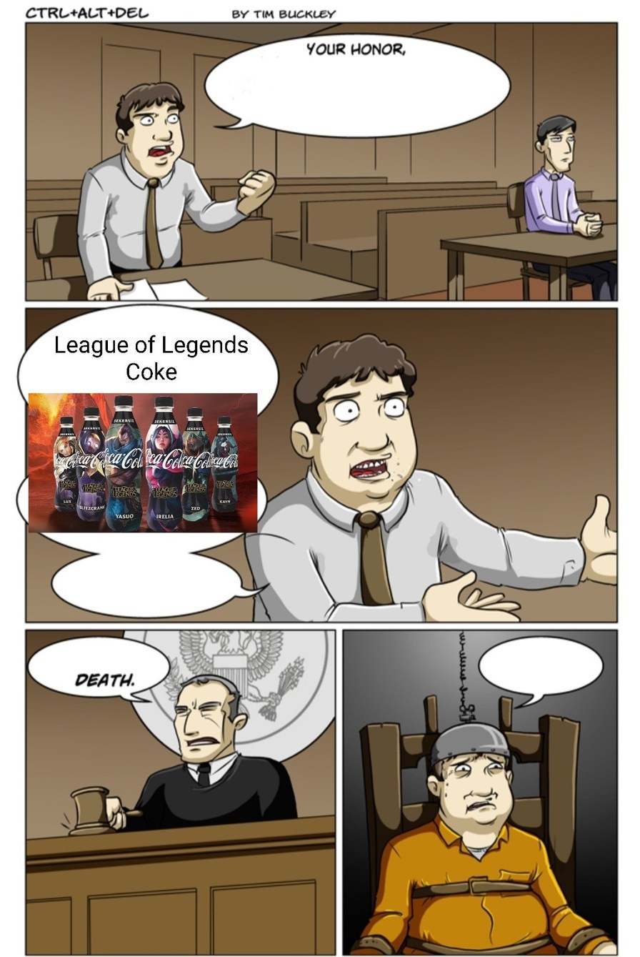 League of Legends Coke - meme