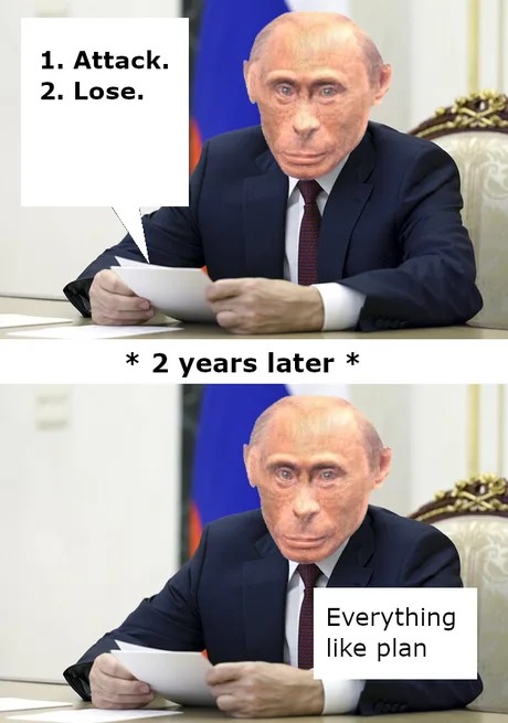 Putin is out of option or what - meme