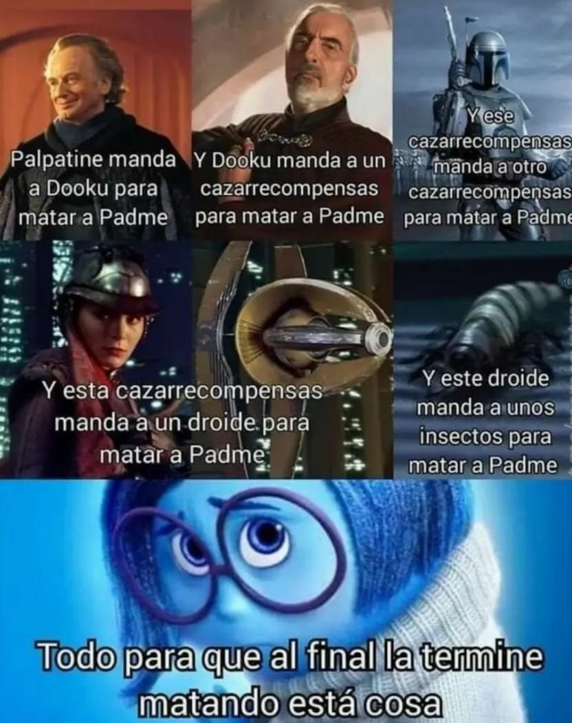 El asesino de Padme Amidala - meme