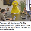 Big Bird will remember that