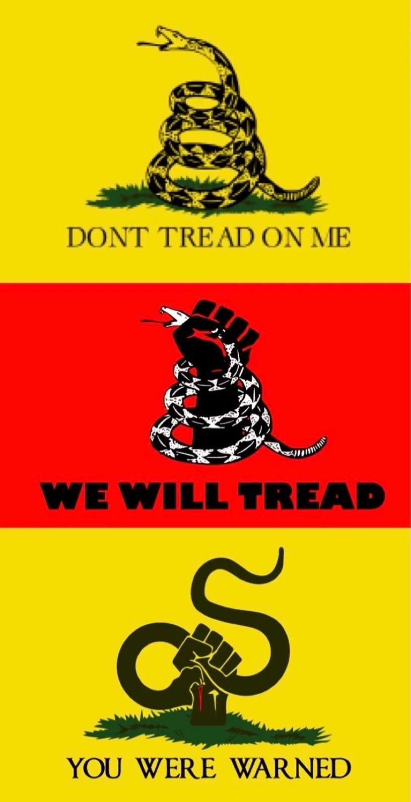 Don't tread on me that's what my scout master taught me - meme