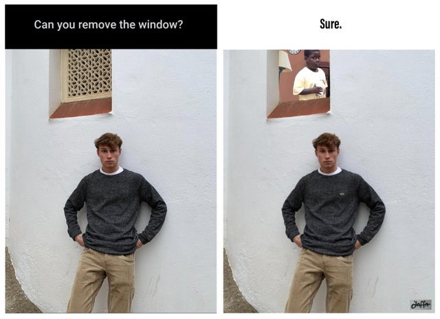 Can you remove the window? - meme