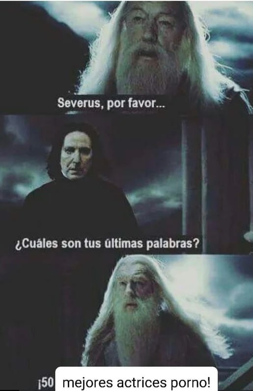 Dumbledore no! - meme