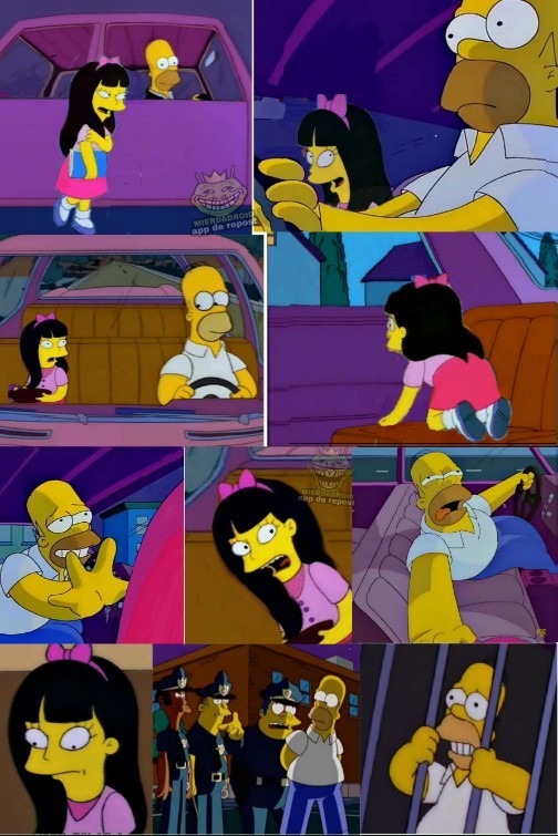 Homero se aprovechó - meme
